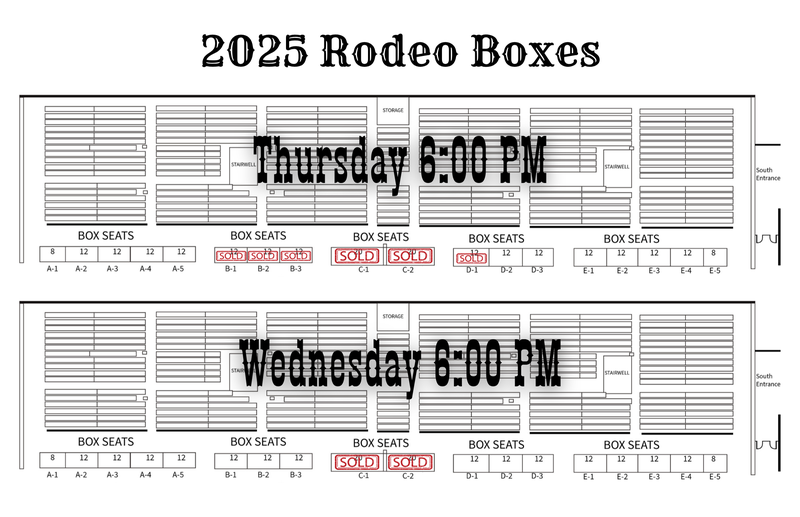 Box Seating Map 7.29.25